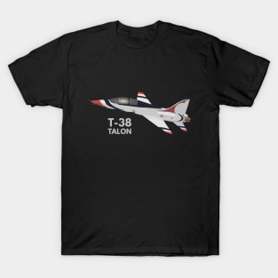 T-38 Talon Jet Trainer Airplane T-Shirt